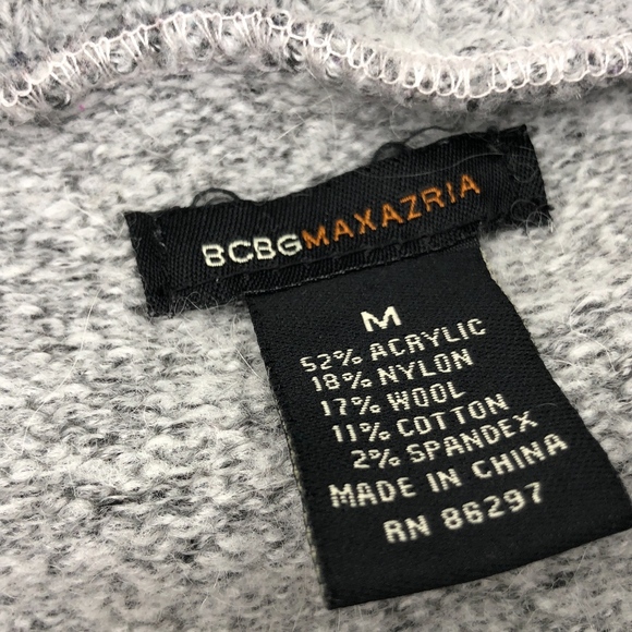 BCBG Max Azria Gray Wool Blend Cardigan - Picture 6 of 6